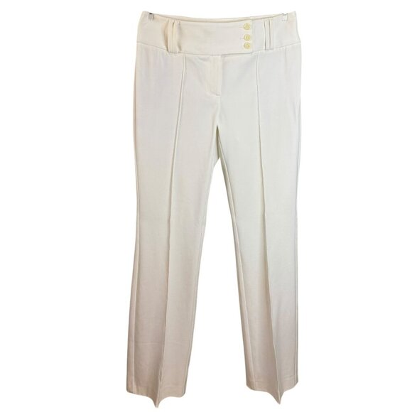 INC International Concepts Women’s Dress Pants Size 6 off white Straight Leg - Picture 6 of 9